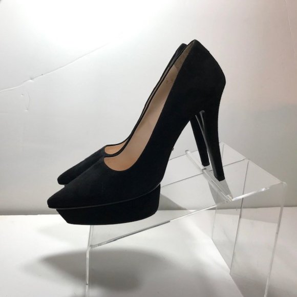 PRADA Black Pointed-Toe Island Platforms (size 9B) - Picture 3 of 7